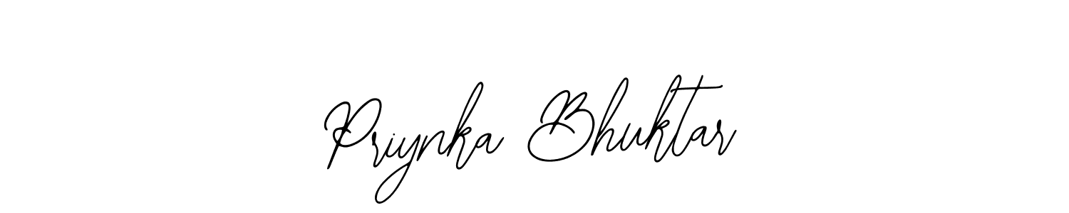 Design your own signature with our free online signature maker. With this signature software, you can create a handwritten (Bearetta-2O07w) signature for name Priynka Bhuktar. Priynka Bhuktar signature style 12 images and pictures png