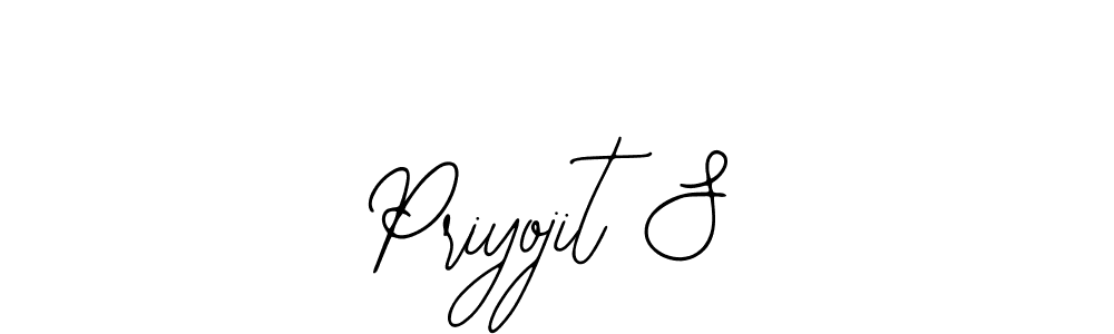 How to make Priyojit S signature? Bearetta-2O07w is a professional autograph style. Create handwritten signature for Priyojit S name. Priyojit S signature style 12 images and pictures png