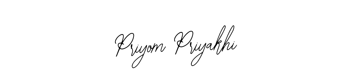 Once you've used our free online signature maker to create your best signature Bearetta-2O07w style, it's time to enjoy all of the benefits that Priyom Priyakhi name signing documents. Priyom Priyakhi signature style 12 images and pictures png