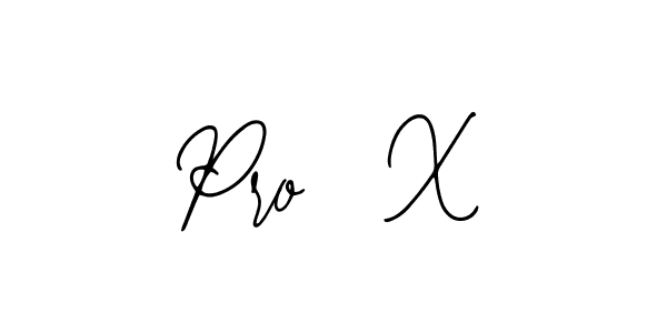 The best way (Bearetta-2O07w) to make a short signature is to pick only two or three words in your name. The name Pro  X include a total of six letters. For converting this name. Pro  X signature style 12 images and pictures png