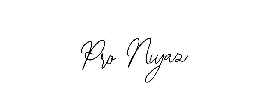 Bearetta-2O07w is a professional signature style that is perfect for those who want to add a touch of class to their signature. It is also a great choice for those who want to make their signature more unique. Get Pro Niyaz name to fancy signature for free. Pro Niyaz signature style 12 images and pictures png