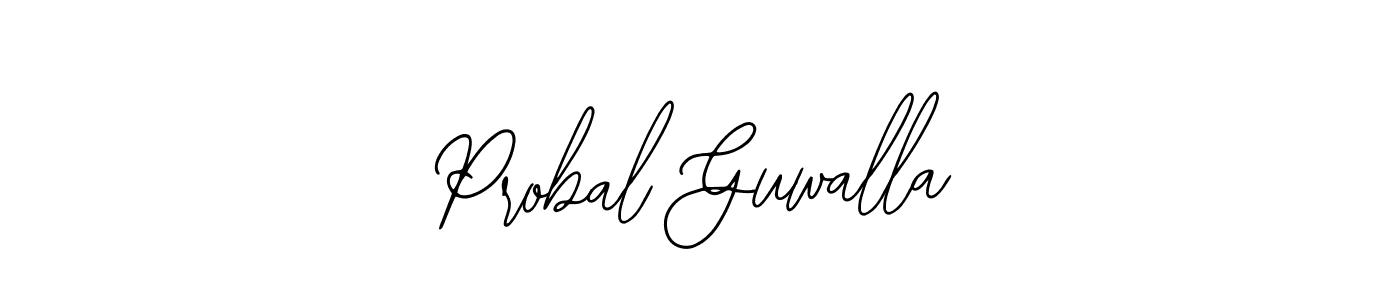 Best and Professional Signature Style for Probal Guwalla. Bearetta-2O07w Best Signature Style Collection. Probal Guwalla signature style 12 images and pictures png