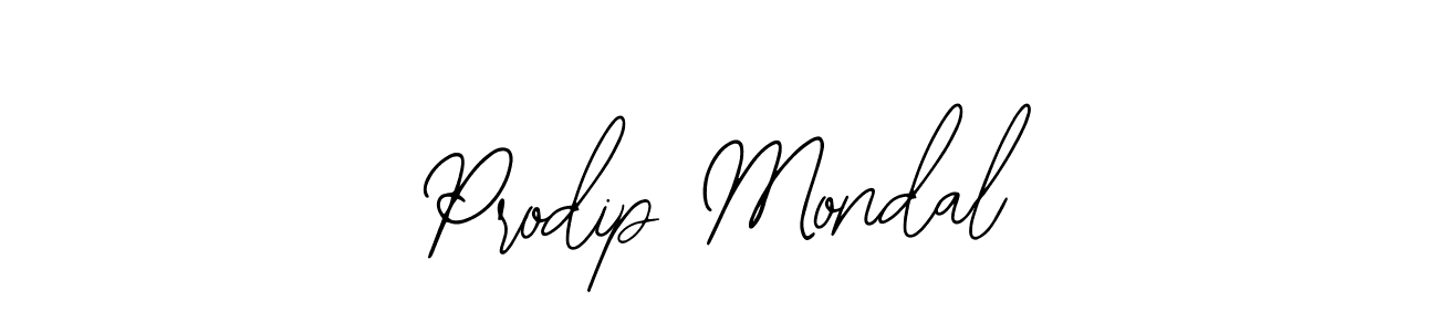 Use a signature maker to create a handwritten signature online. With this signature software, you can design (Bearetta-2O07w) your own signature for name Prodip Mondal. Prodip Mondal signature style 12 images and pictures png