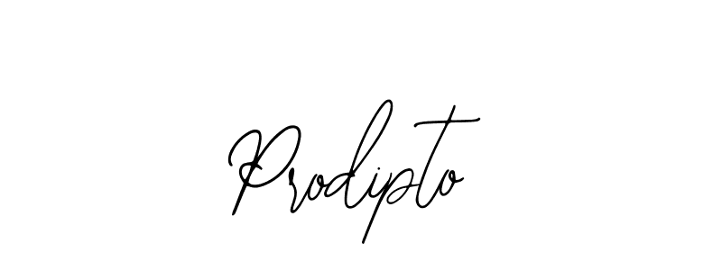 Design your own signature with our free online signature maker. With this signature software, you can create a handwritten (Bearetta-2O07w) signature for name Prodipto. Prodipto signature style 12 images and pictures png