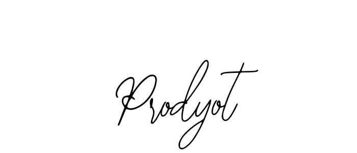 Design your own signature with our free online signature maker. With this signature software, you can create a handwritten (Bearetta-2O07w) signature for name Prodyot. Prodyot signature style 12 images and pictures png