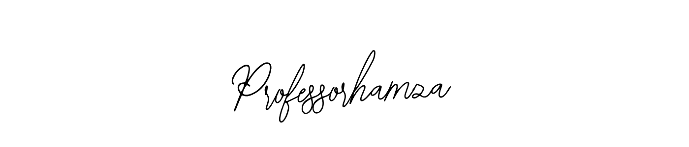 You should practise on your own different ways (Bearetta-2O07w) to write your name (Professorhamza) in signature. don't let someone else do it for you. Professorhamza signature style 12 images and pictures png