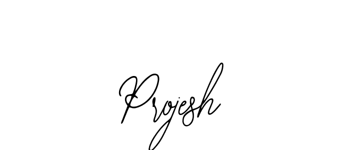 How to make Projesh name signature. Use Bearetta-2O07w style for creating short signs online. This is the latest handwritten sign. Projesh signature style 12 images and pictures png