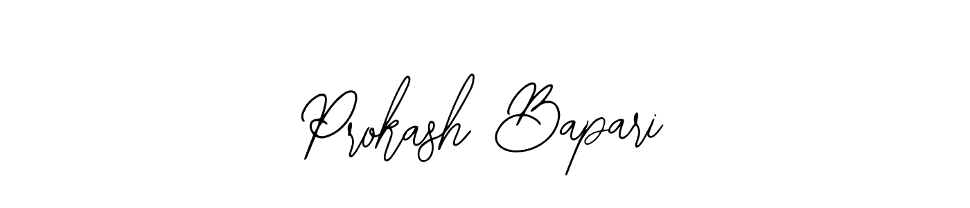 The best way (Bearetta-2O07w) to make a short signature is to pick only two or three words in your name. The name Prokash Bapari include a total of six letters. For converting this name. Prokash Bapari signature style 12 images and pictures png