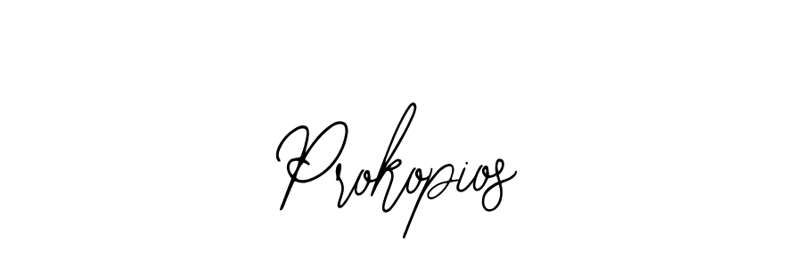 You should practise on your own different ways (Bearetta-2O07w) to write your name (Prokopios) in signature. don't let someone else do it for you. Prokopios signature style 12 images and pictures png