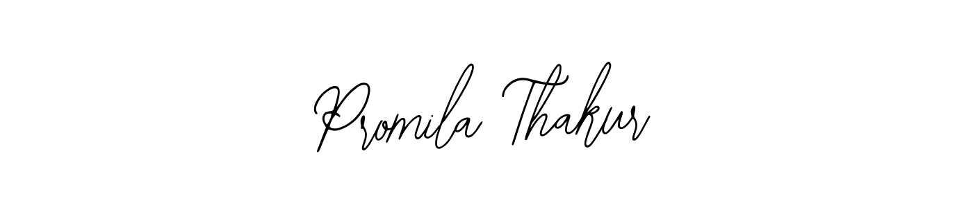 How to make Promila Thakur name signature. Use Bearetta-2O07w style for creating short signs online. This is the latest handwritten sign. Promila Thakur signature style 12 images and pictures png