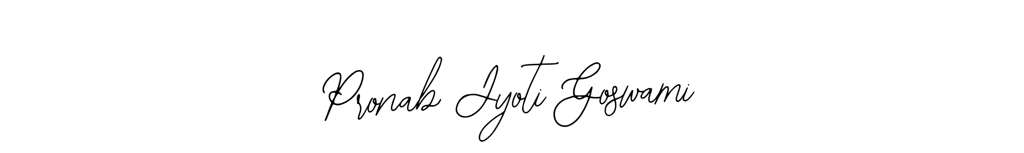 Make a beautiful signature design for name Pronab Jyoti Goswami. Use this online signature maker to create a handwritten signature for free. Pronab Jyoti Goswami signature style 12 images and pictures png
