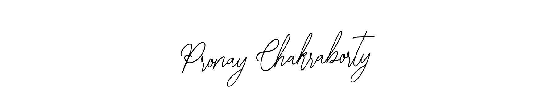 How to make Pronay Chakraborty name signature. Use Bearetta-2O07w style for creating short signs online. This is the latest handwritten sign. Pronay Chakraborty signature style 12 images and pictures png