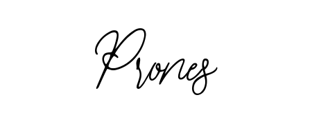 Create a personalized artistic stamp with Prones in Bearetta-2O07w font. Perfect for visual artists, designers, and influencers. Prones signature style 12 images and pictures png