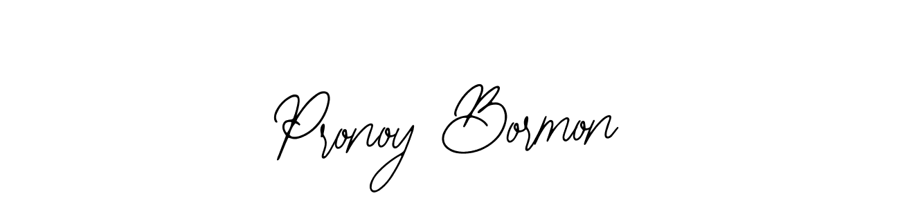 You can use this online signature creator to create a handwritten signature for the name Pronoy Bormon. This is the best online autograph maker. Pronoy Bormon signature style 12 images and pictures png