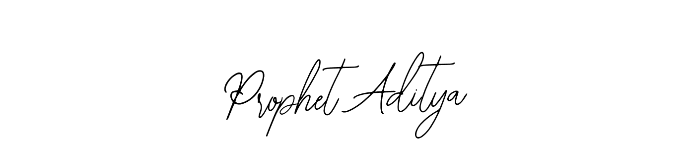 Design your own signature with our free online signature maker. With this signature software, you can create a handwritten (Bearetta-2O07w) signature for name Prophet Aditya. Prophet Aditya signature style 12 images and pictures png