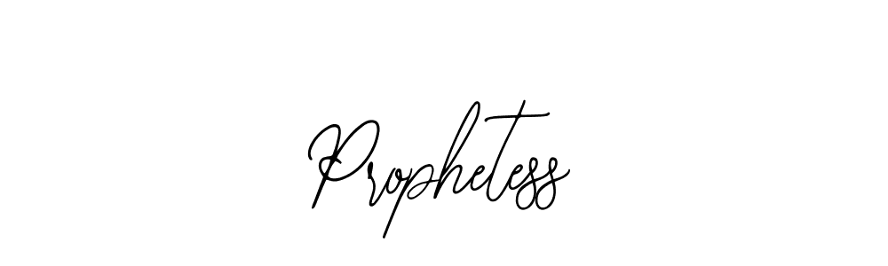 How to make Prophetess signature? Bearetta-2O07w is a professional autograph style. Create handwritten signature for Prophetess name. Prophetess signature style 12 images and pictures png