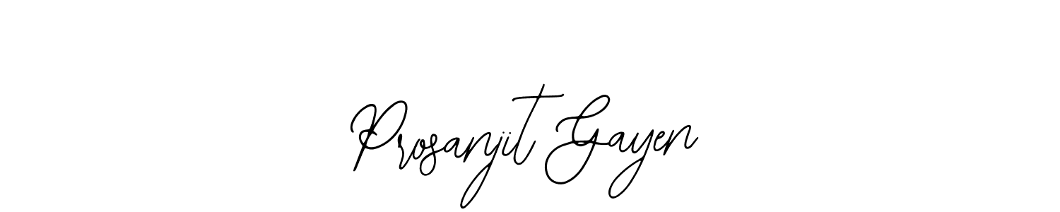How to make Prosanjit Gayen signature? Bearetta-2O07w is a professional autograph style. Create handwritten signature for Prosanjit Gayen name. Prosanjit Gayen signature style 12 images and pictures png