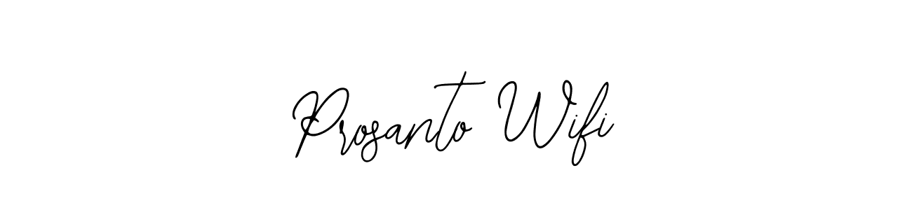 Prosanto Wifi stylish signature style. Best Handwritten Sign (Bearetta-2O07w) for my name. Handwritten Signature Collection Ideas for my name Prosanto Wifi. Prosanto Wifi signature style 12 images and pictures png