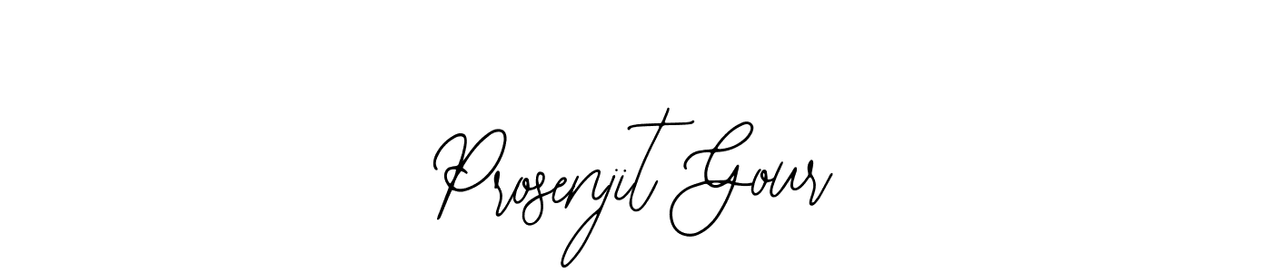 Use a signature maker to create a handwritten signature online. With this signature software, you can design (Bearetta-2O07w) your own signature for name Prosenjit Gour. Prosenjit Gour signature style 12 images and pictures png