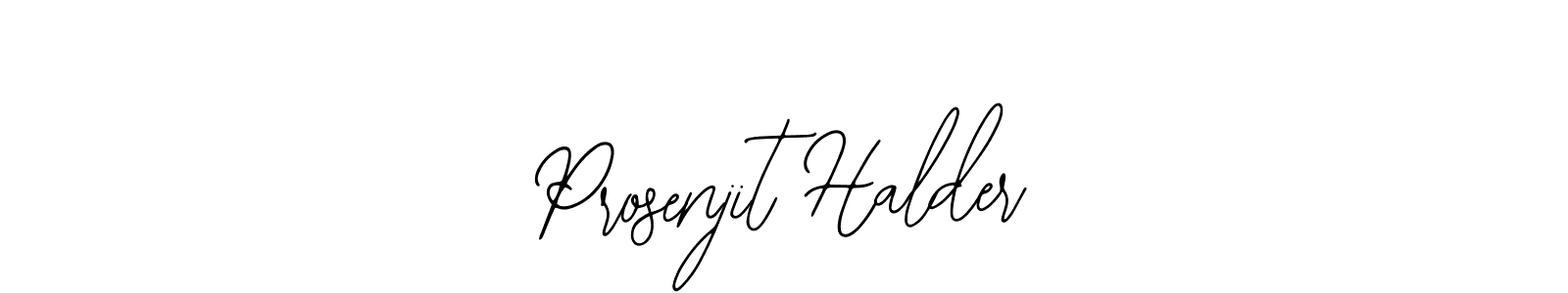 How to make Prosenjit Halder name signature. Use Bearetta-2O07w style for creating short signs online. This is the latest handwritten sign. Prosenjit Halder signature style 12 images and pictures png