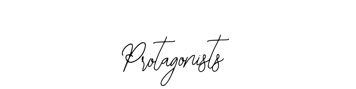 Make a beautiful signature design for name Protagonists. With this signature (Bearetta-2O07w) style, you can create a handwritten signature for free. Protagonists signature style 12 images and pictures png
