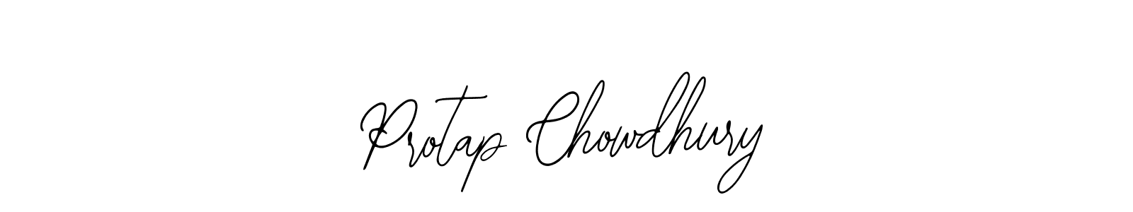 How to make Protap Chowdhury signature? Bearetta-2O07w is a professional autograph style. Create handwritten signature for Protap Chowdhury name. Protap Chowdhury signature style 12 images and pictures png