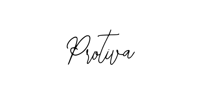 How to make Protiva signature? Bearetta-2O07w is a professional autograph style. Create handwritten signature for Protiva name. Protiva signature style 12 images and pictures png