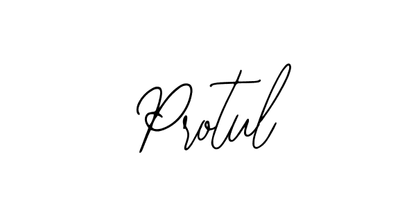 if you are searching for the best signature style for your name Protul. so please give up your signature search. here we have designed multiple signature styles  using Bearetta-2O07w. Protul signature style 12 images and pictures png