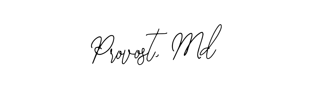 Design your own signature with our free online signature maker. With this signature software, you can create a handwritten (Bearetta-2O07w) signature for name Provost, Md. Provost, Md signature style 12 images and pictures png
