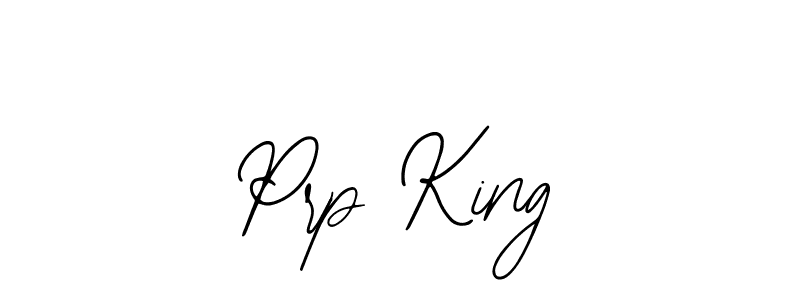 Design your own signature with our free online signature maker. With this signature software, you can create a handwritten (Bearetta-2O07w) signature for name Prp King. Prp King signature style 12 images and pictures png