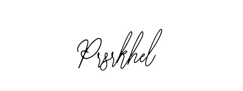 Similarly Bearetta-2O07w is the best handwritten signature design. Signature creator online .You can use it as an online autograph creator for name Prsrkhel. Prsrkhel signature style 12 images and pictures png