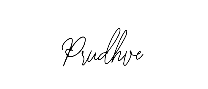 How to make Prudhve name signature. Use Bearetta-2O07w style for creating short signs online. This is the latest handwritten sign. Prudhve signature style 12 images and pictures png