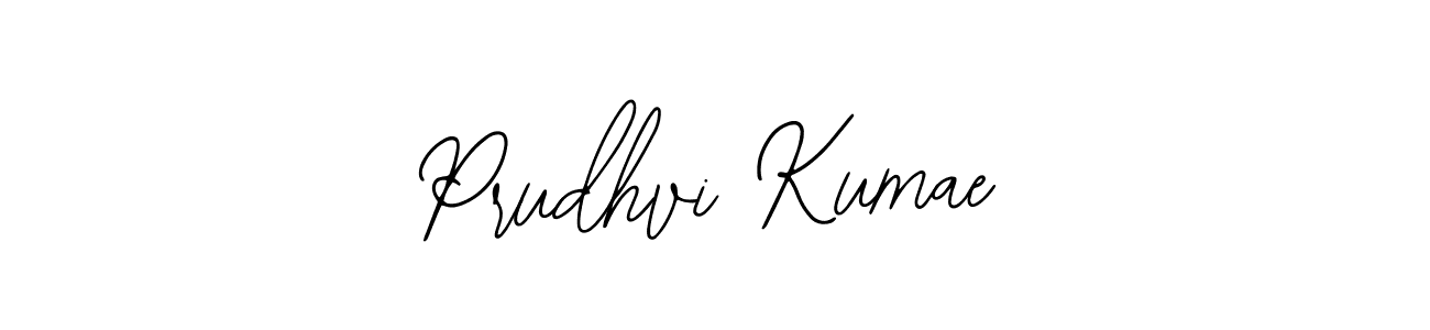 How to make Prudhvi Kumae name signature. Use Bearetta-2O07w style for creating short signs online. This is the latest handwritten sign. Prudhvi Kumae signature style 12 images and pictures png