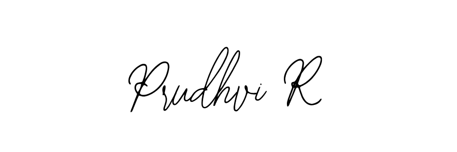 Also You can easily find your signature by using the search form. We will create Prudhvi R name handwritten signature images for you free of cost using Bearetta-2O07w sign style. Prudhvi R signature style 12 images and pictures png