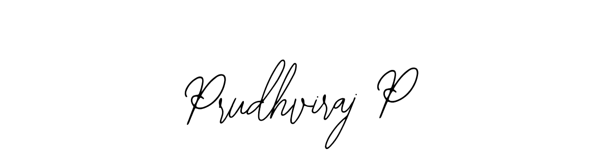 Also we have Prudhviraj P name is the best signature style. Create professional handwritten signature collection using Bearetta-2O07w autograph style. Prudhviraj P signature style 12 images and pictures png