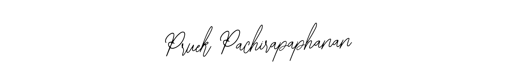 How to make Pruek Pachirapaphanan name signature. Use Bearetta-2O07w style for creating short signs online. This is the latest handwritten sign. Pruek Pachirapaphanan signature style 12 images and pictures png