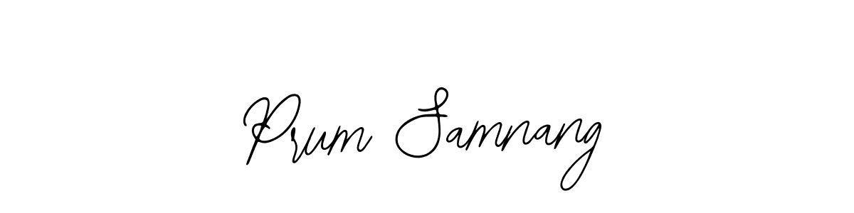 Also we have Prum Samnang name is the best signature style. Create professional handwritten signature collection using Bearetta-2O07w autograph style. Prum Samnang signature style 12 images and pictures png