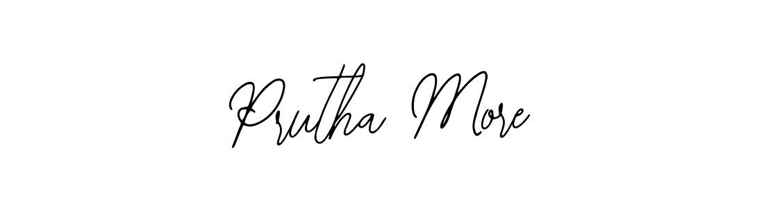 See photos of Prutha More official signature by Spectra . Check more albums & portfolios. Read reviews & check more about Bearetta-2O07w font. Prutha More signature style 12 images and pictures png
