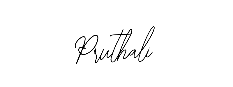 Design your own signature with our free online signature maker. With this signature software, you can create a handwritten (Bearetta-2O07w) signature for name Pruthali. Pruthali signature style 12 images and pictures png