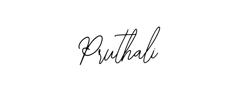 Design your own signature with our free online signature maker. With this signature software, you can create a handwritten (Bearetta-2O07w) signature for name Pruthali. Pruthali signature style 12 images and pictures png