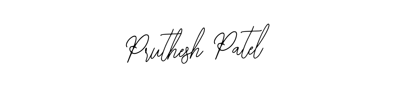 Design your own signature with our free online signature maker. With this signature software, you can create a handwritten (Bearetta-2O07w) signature for name Pruthesh Patel. Pruthesh Patel signature style 12 images and pictures png