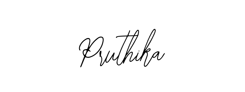 Use a signature maker to create a handwritten signature online. With this signature software, you can design (Bearetta-2O07w) your own signature for name Pruthika. Pruthika signature style 12 images and pictures png