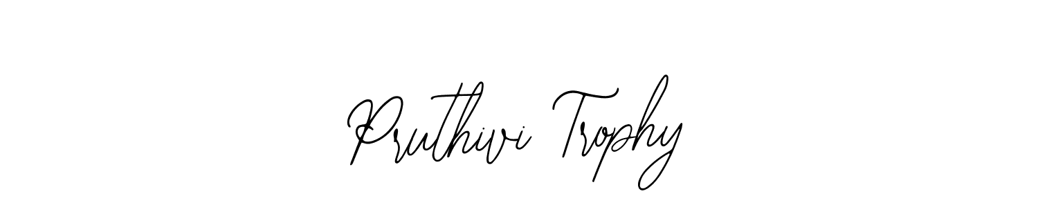 Similarly Bearetta-2O07w is the best handwritten signature design. Signature creator online .You can use it as an online autograph creator for name Pruthivi Trophy. Pruthivi Trophy signature style 12 images and pictures png