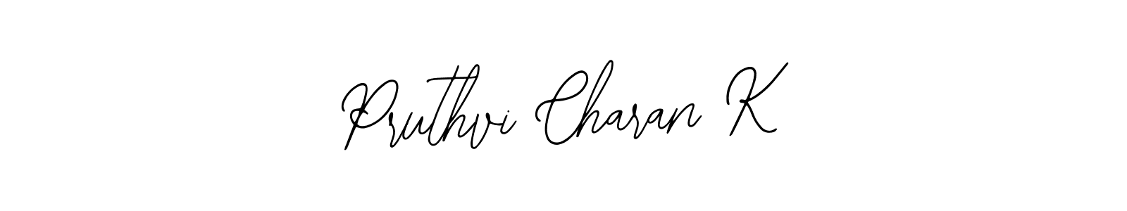if you are searching for the best signature style for your name Pruthvi Charan K. so please give up your signature search. here we have designed multiple signature styles  using Bearetta-2O07w. Pruthvi Charan K signature style 12 images and pictures png