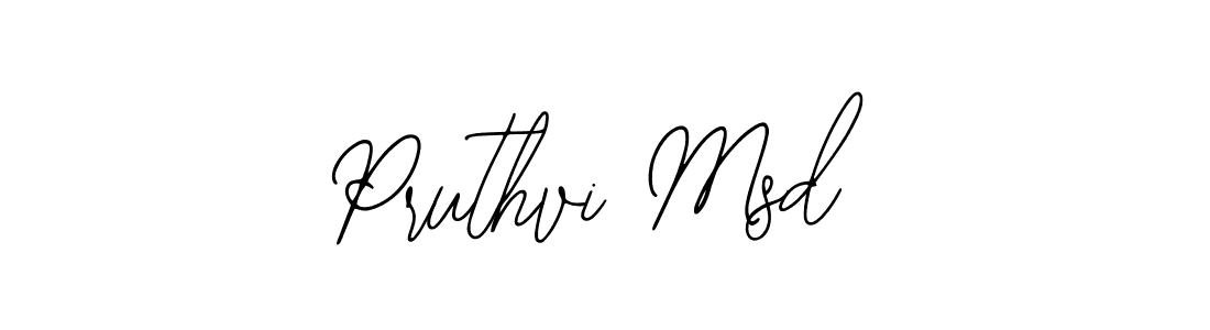 Make a beautiful signature design for name Pruthvi Msd. Use this online signature maker to create a handwritten signature for free. Pruthvi Msd signature style 12 images and pictures png