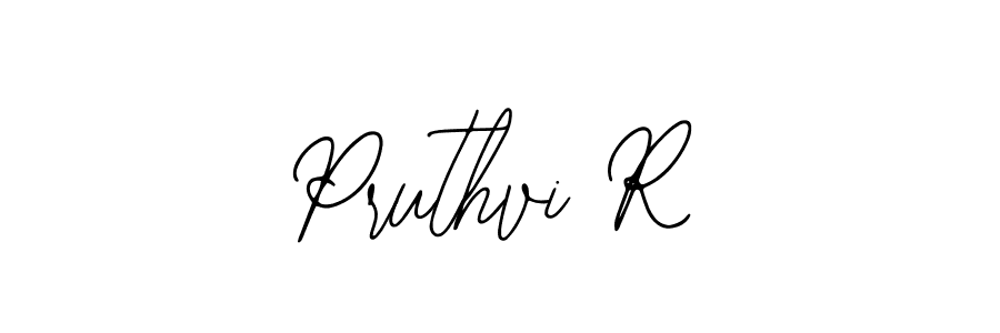 Make a beautiful signature design for name Pruthvi R. Use this online signature maker to create a handwritten signature for free. Pruthvi R signature style 12 images and pictures png