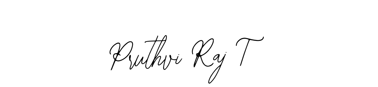 Pruthvi Raj T stylish signature style. Best Handwritten Sign (Bearetta-2O07w) for my name. Handwritten Signature Collection Ideas for my name Pruthvi Raj T. Pruthvi Raj T signature style 12 images and pictures png