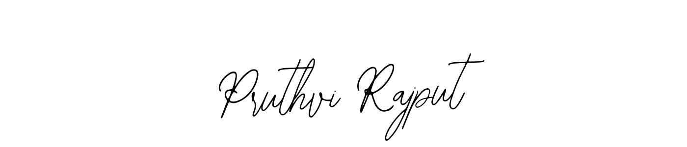 Similarly Bearetta-2O07w is the best handwritten signature design. Signature creator online .You can use it as an online autograph creator for name Pruthvi Rajput. Pruthvi Rajput signature style 12 images and pictures png