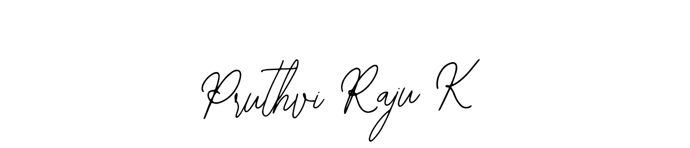 How to make Pruthvi Raju K signature? Bearetta-2O07w is a professional autograph style. Create handwritten signature for Pruthvi Raju K name. Pruthvi Raju K signature style 12 images and pictures png