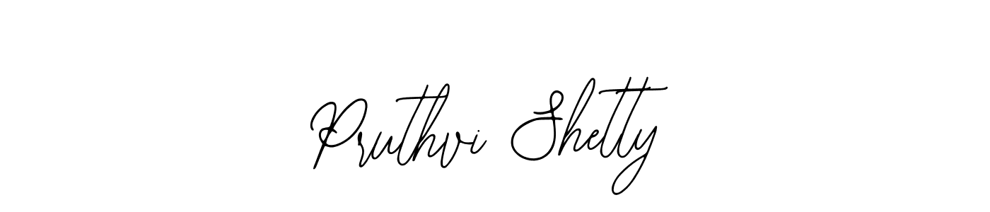 How to make Pruthvi Shetty signature? Bearetta-2O07w is a professional autograph style. Create handwritten signature for Pruthvi Shetty name. Pruthvi Shetty signature style 12 images and pictures png